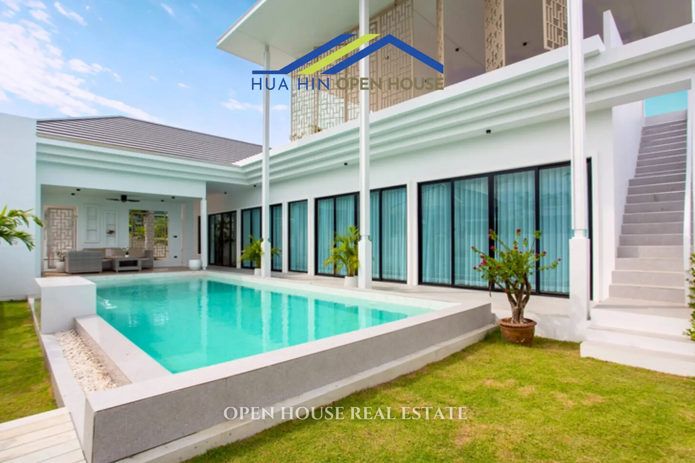Modern 3-Bed Hua Hin Pool Villa with Rooftop | Soi 102 Prime Location