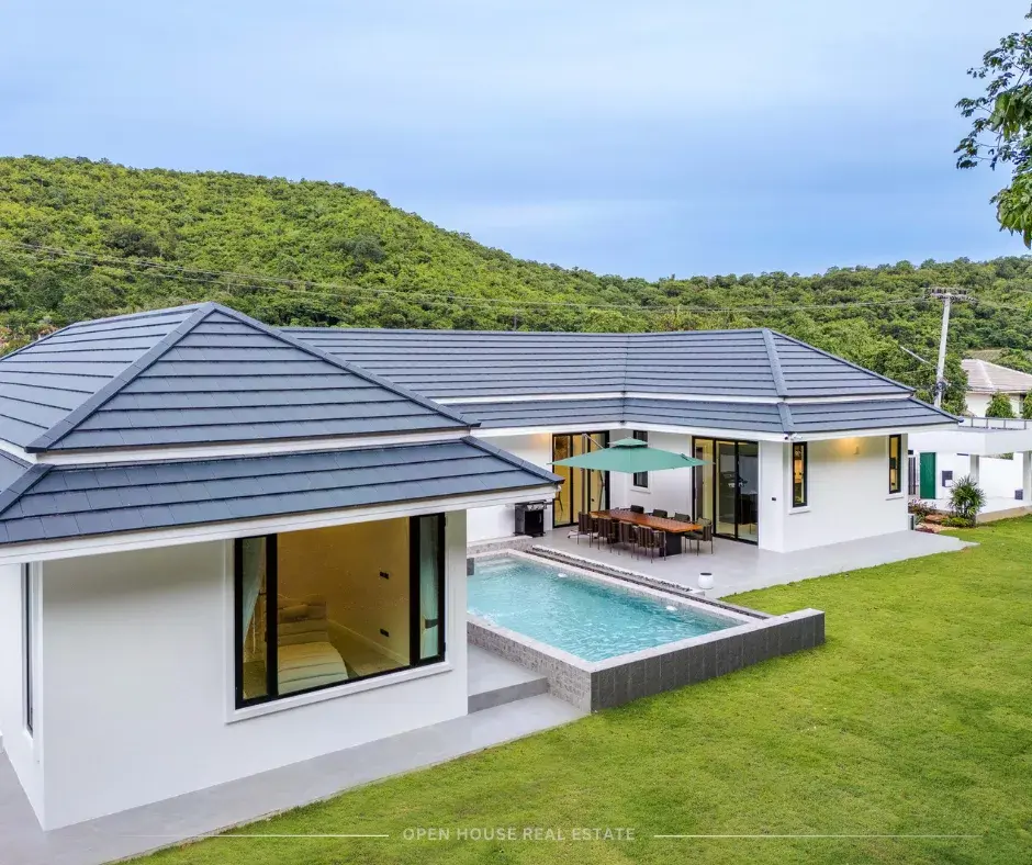 Mountain View 3-Bedroom Pool Villa for Sale near Khao Tao