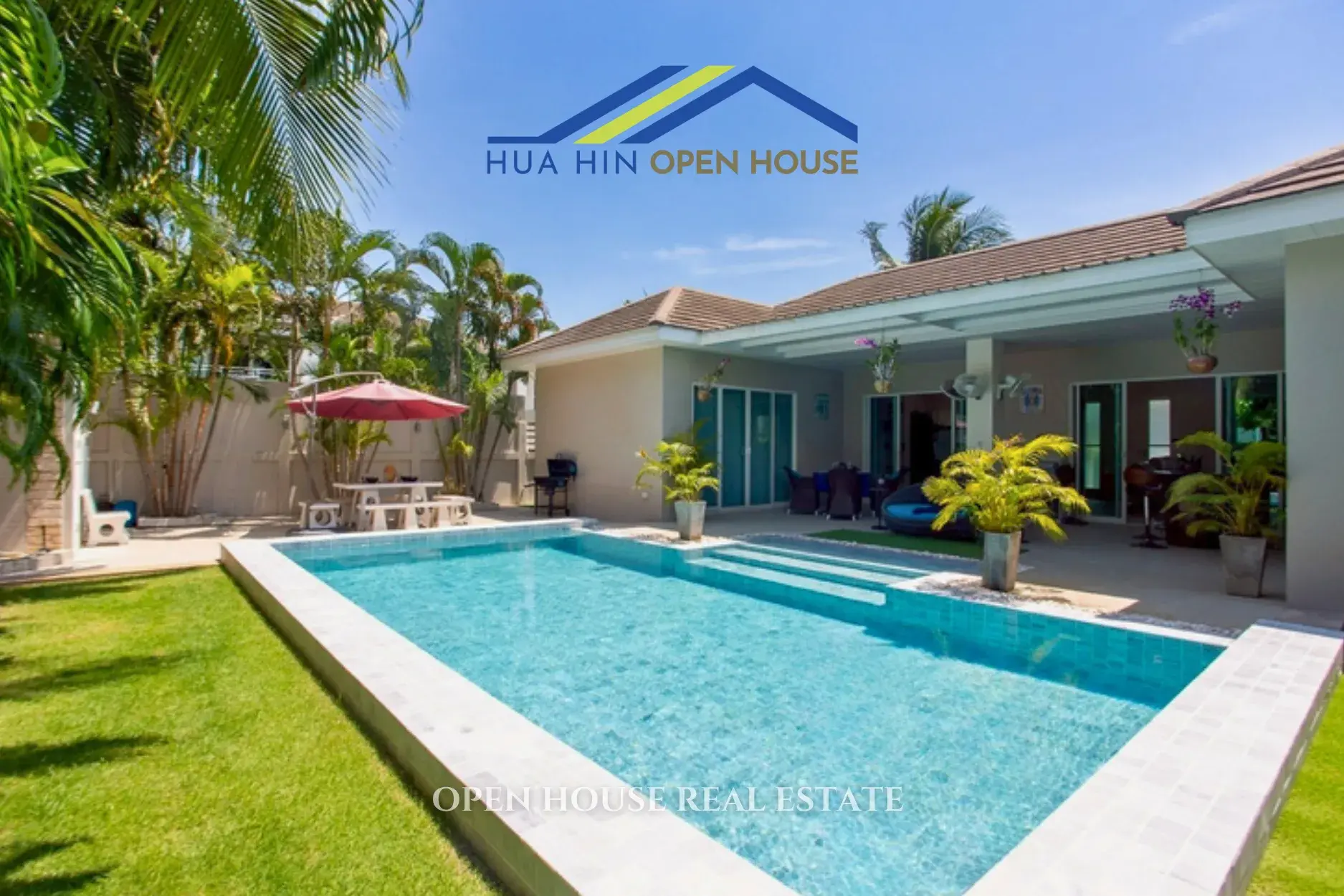Hua Hin Pool Villa with Gym and Garden | No Common Fee, Hin Lek Fai
