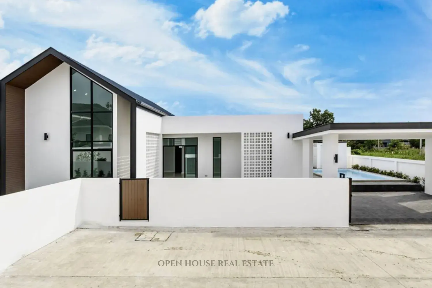 Nordic-Style Modern villa 3-Bedroom Pool Villa in Private Hua Hin 88 Development, Hua Hin