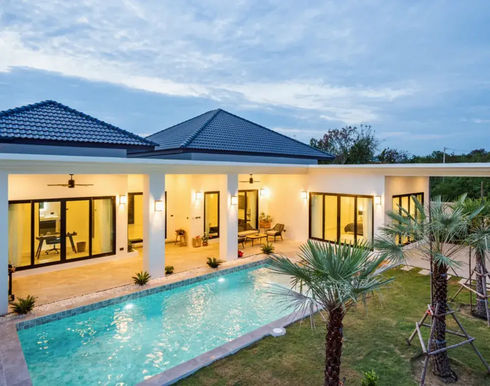 Modern 3-Bedroom Pool Villa for Sale in Hua Hin Soi 88 – Elegant Design