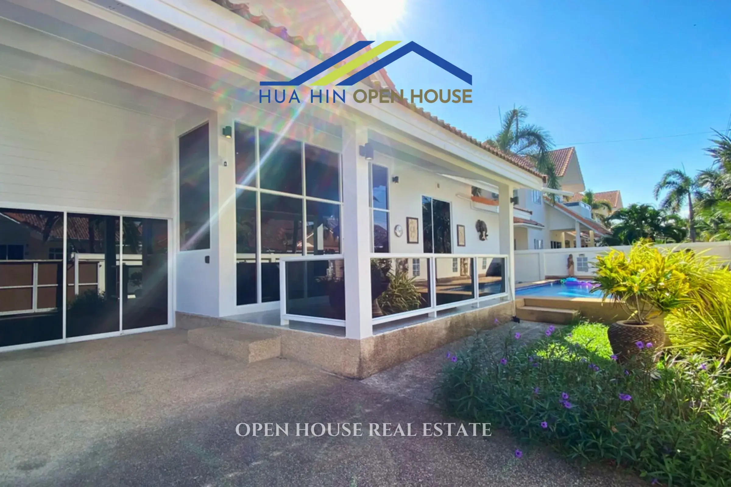 Chanta Garden 3-Bedroom Pool Villa for Rent in North Hua Hin with Private Sauna