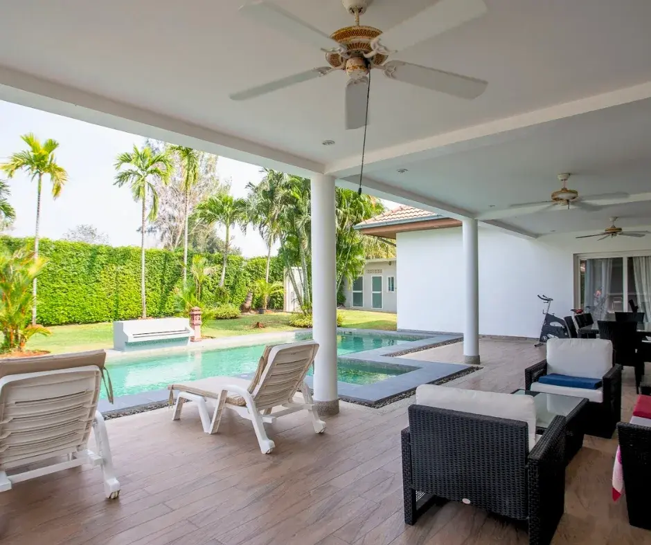 The Views: 4-bedroom pool villa with guest house, Hua Hin Soi 112, near Pineapple Valley Golf Club Hua Hin.