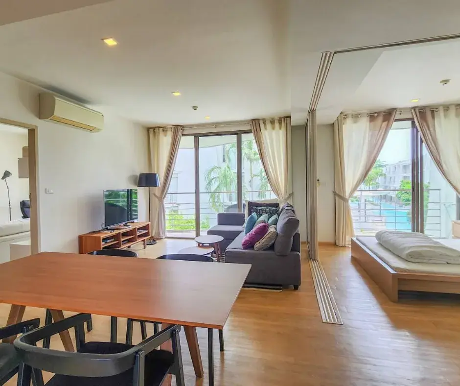 2 Bedrooms with sea view and swimming pool view at Baan San Kraam Hua Hin-Cha Am