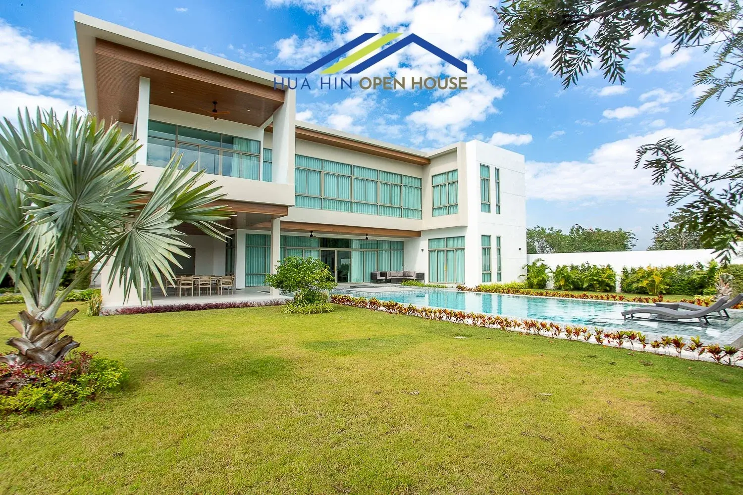 Hua Hin Brand-New 4-Bedroom Two-Story Pool Villa with Mountain Views near Hua Hin City