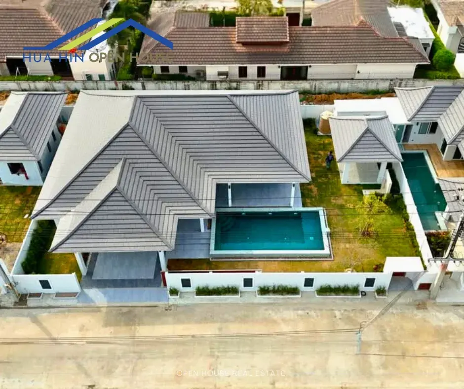 Modern 3-Bedroom Pool Villa with Sala Pavilion in Hua Hin Soi 88