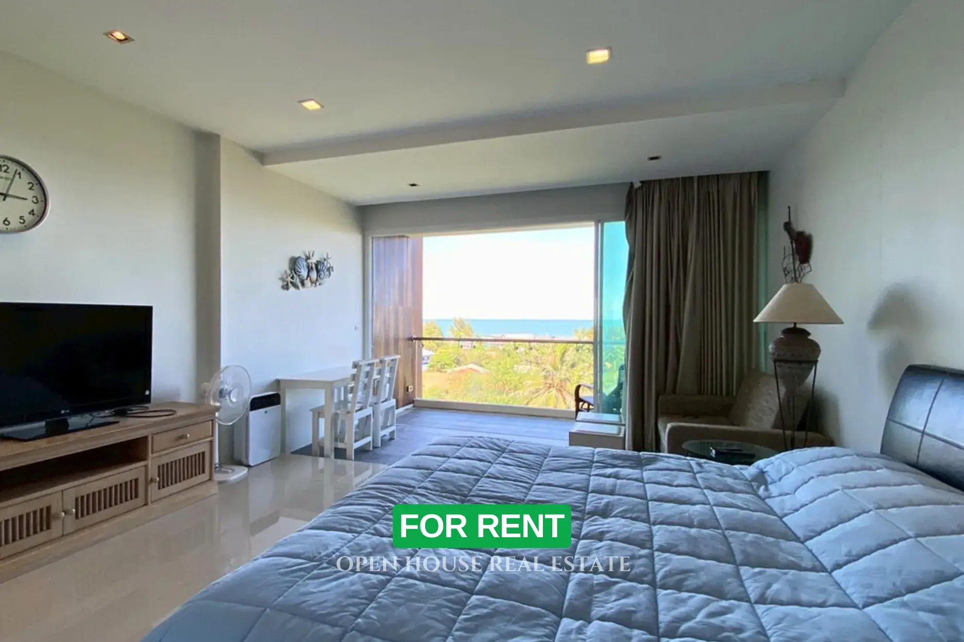 Sea View 1-Bedroom Condo for Rent at Mida De Sea, Hua Hin