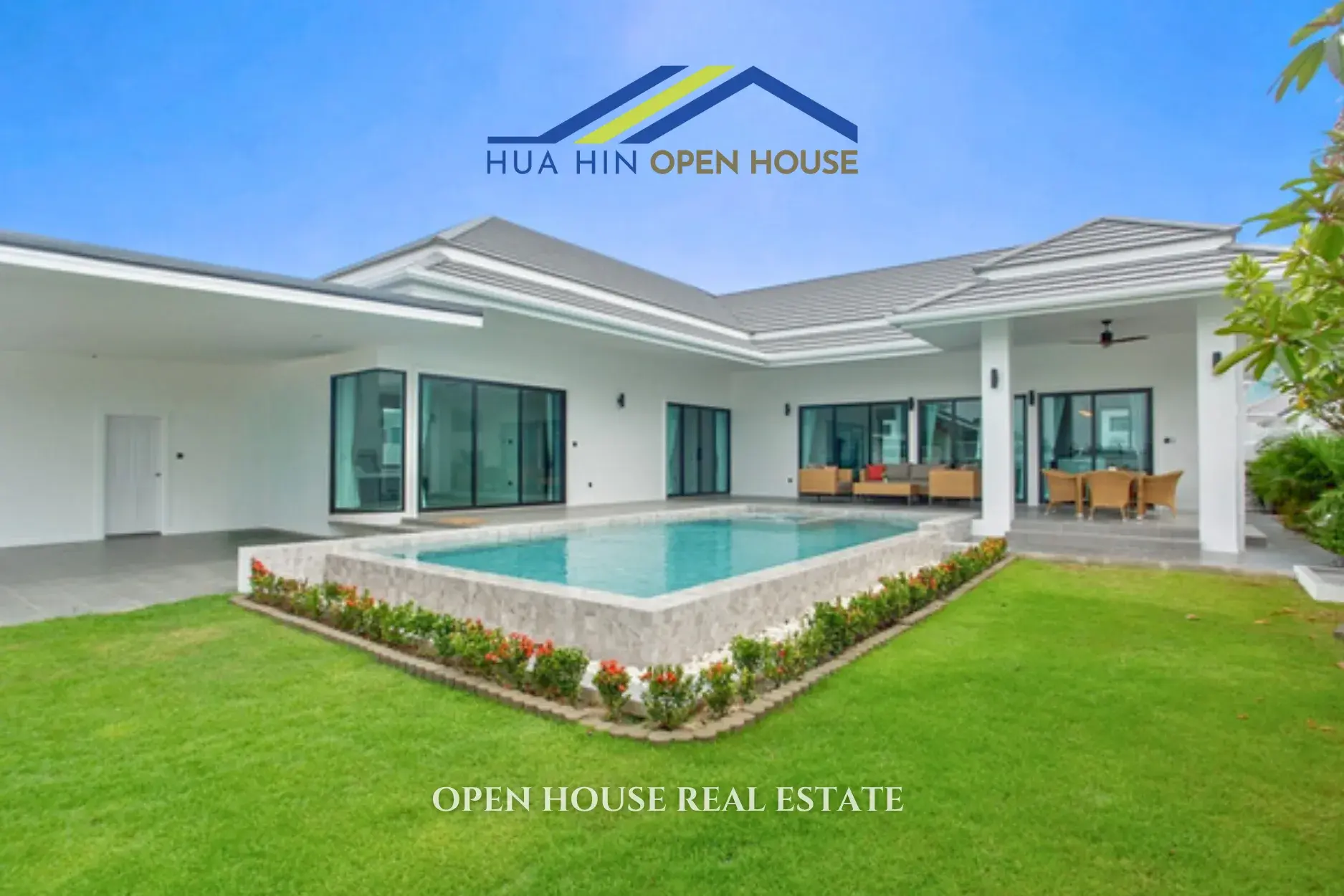 Modern 3-Bedroom Pool Villa for Sale Near Sam Phan Nam Floating Market, Hua Hin