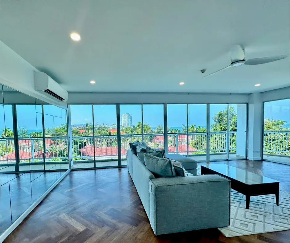 Exclusive 4th Fl., 3-Bedroom Beachfront at Baan Suan Rim Sai, Takiab Beach, Hua Hin