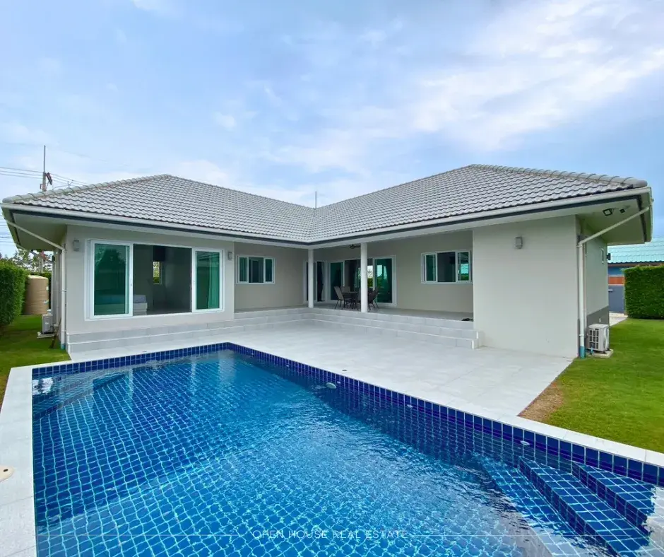 For Sale: Brand-New 3-Bedroom Pool Villa with Mountain Views in Hua Hin Soi 126