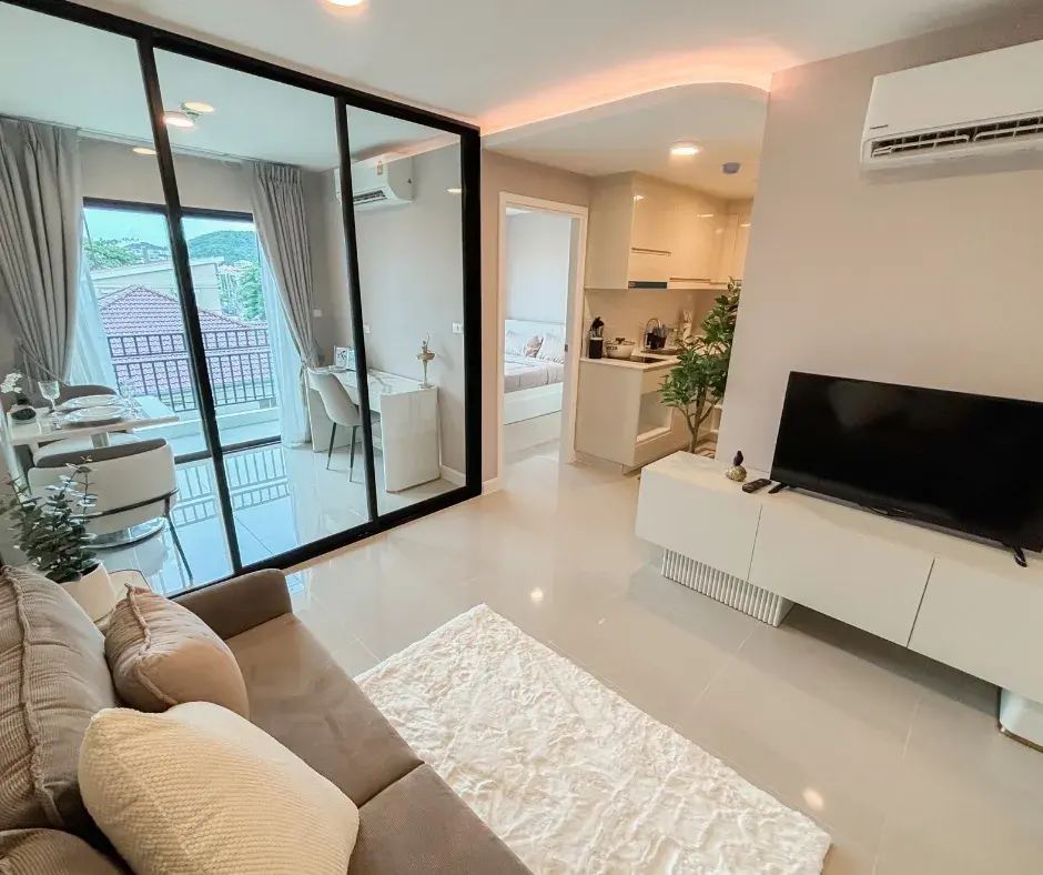 New 1-Bedroom Plus Condo on 4th Floor with City & Mountain View in Central Hua Hin 94