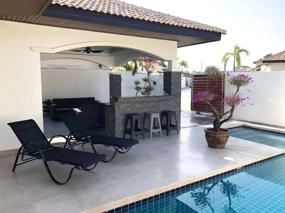 Orchid Paradise3, Hua Hin, Hin Lek Fai: Serene Pool Villa with 3 Bedrooms