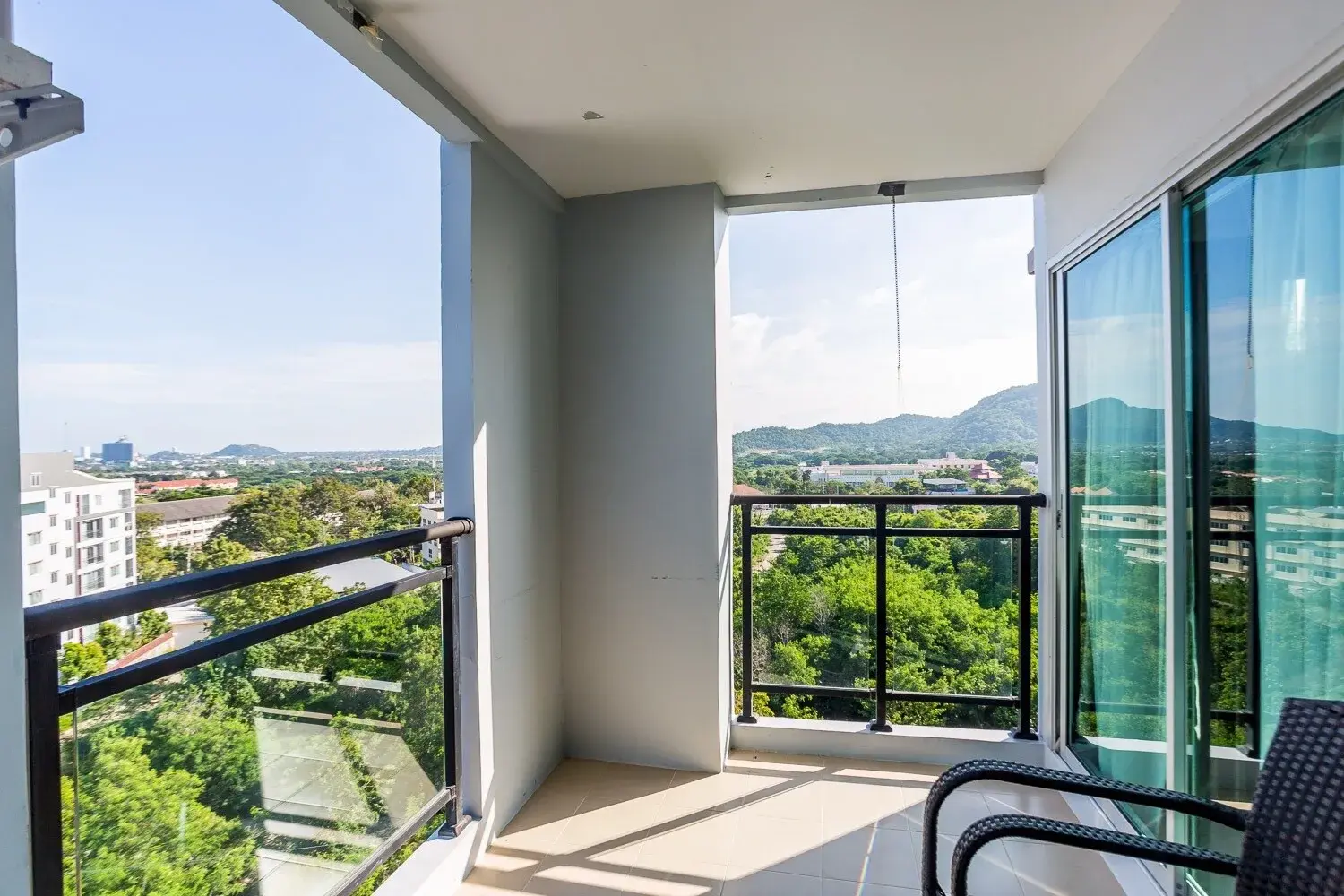 The 88 Condo Hua Hin: 2-bedroom corner unit with sea, mountain, and city views.