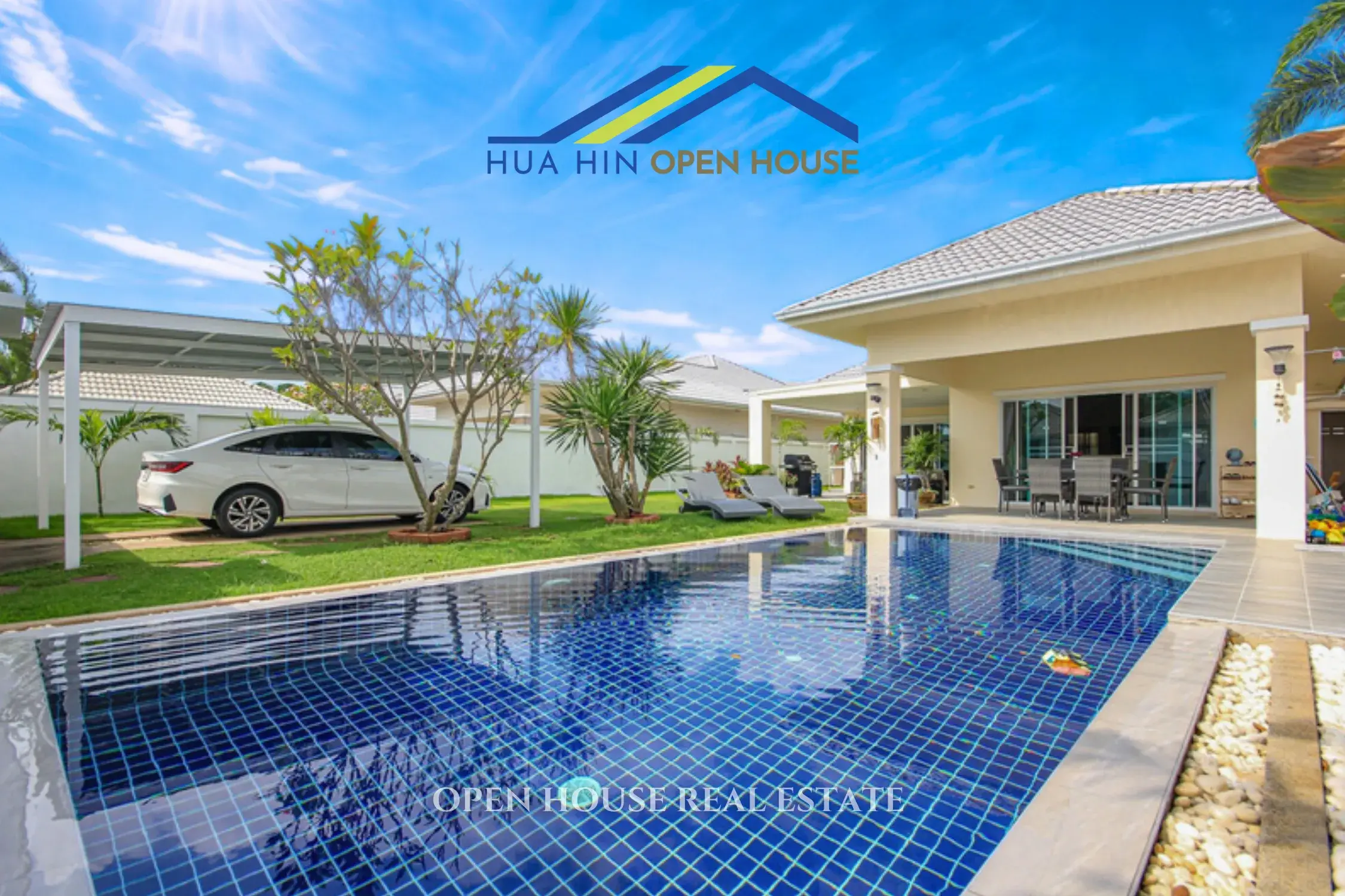 Resale 3-Bedroom House with pool & Garden in The Lees Hua Hin Soi 88