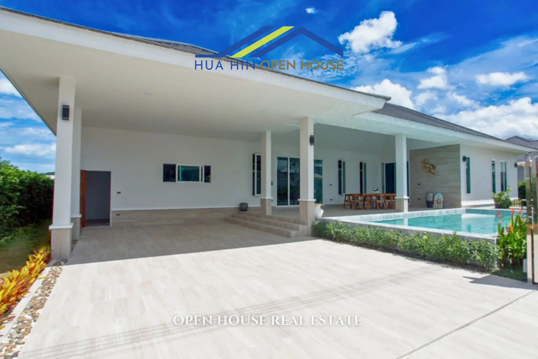 Fully furnished 3-Bedroom Pool Villa with Large Parking – Ready to Move In, Hua Hin Soi 88