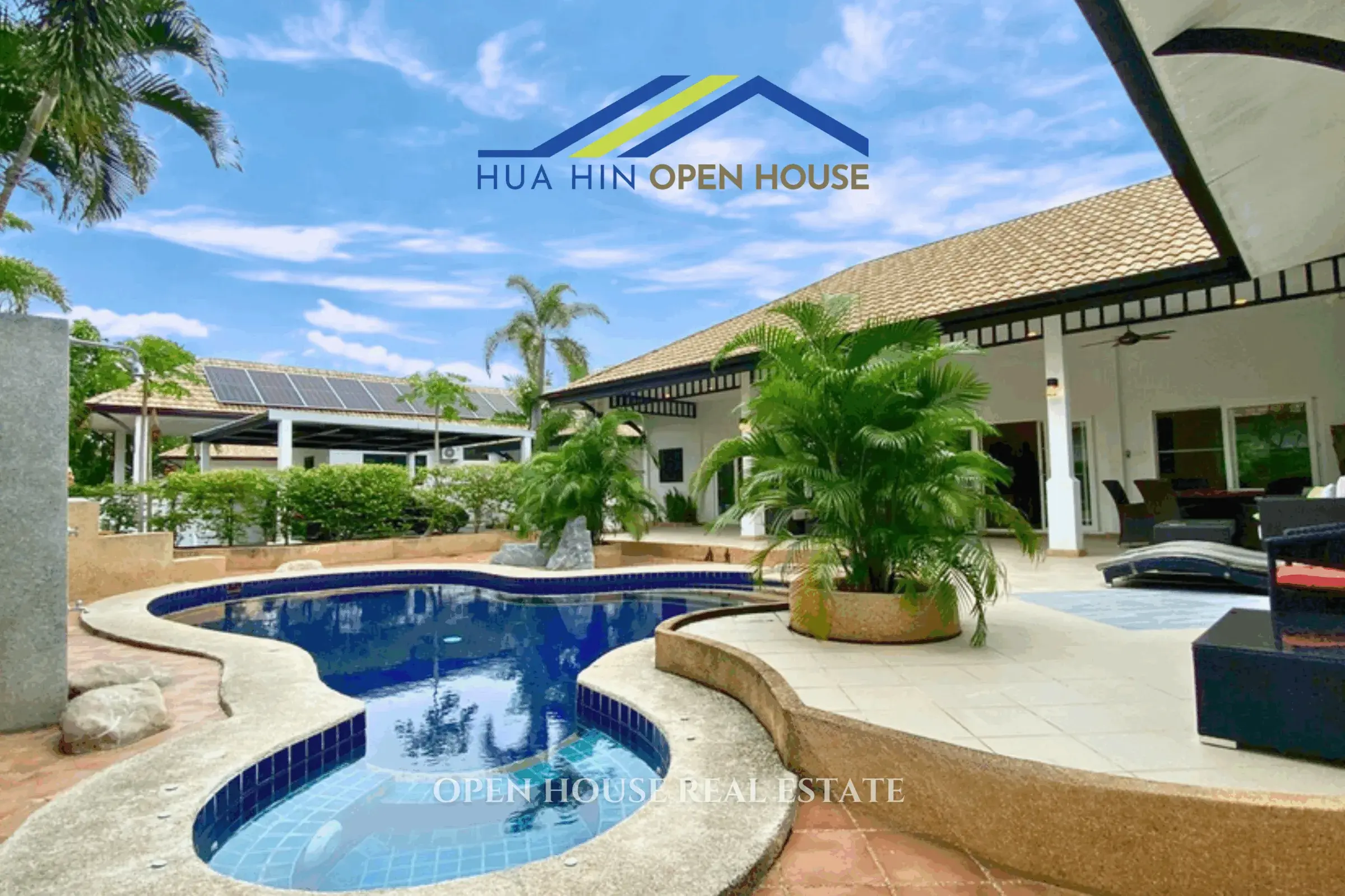 Hua Hin Villa: 4-Bedroom Pool Villa including Guest House in Hin Lek Fai