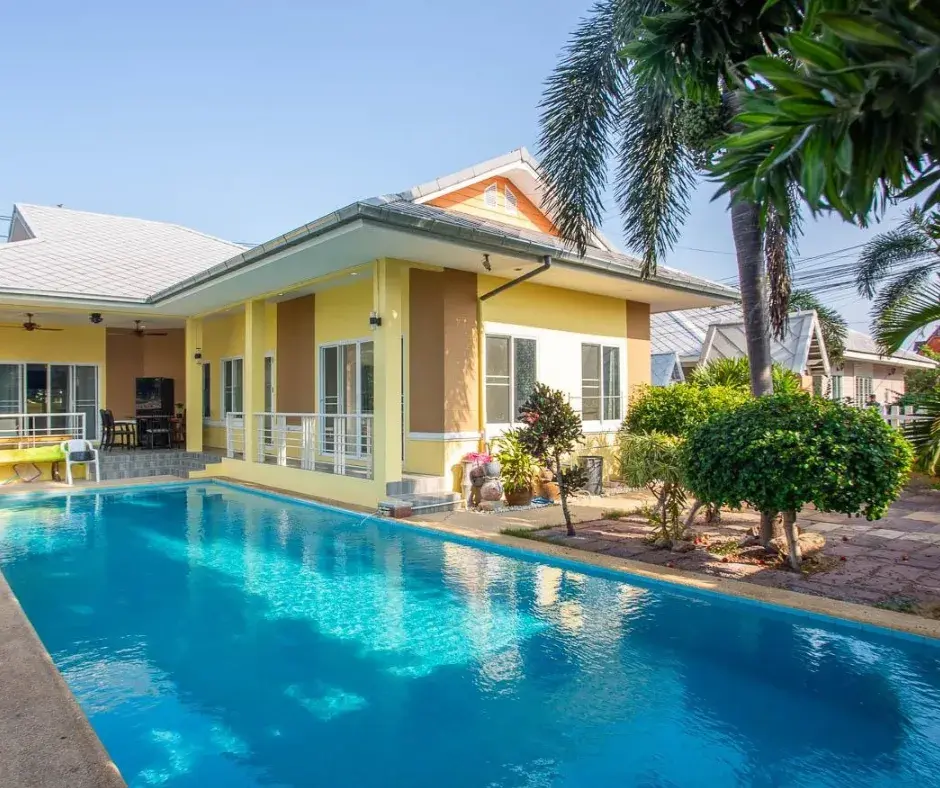 Good Size 2-Bedroom Pool Villa at Plumeria Village, Huahin, Near Hua Hin Hospital.