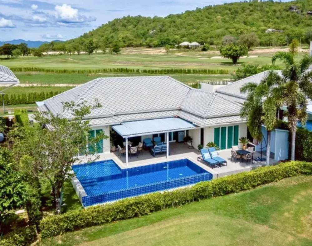 Luxury 3-Bedroom Pool Villa for Sale – On the Fairway at Black Mountain Golf Course