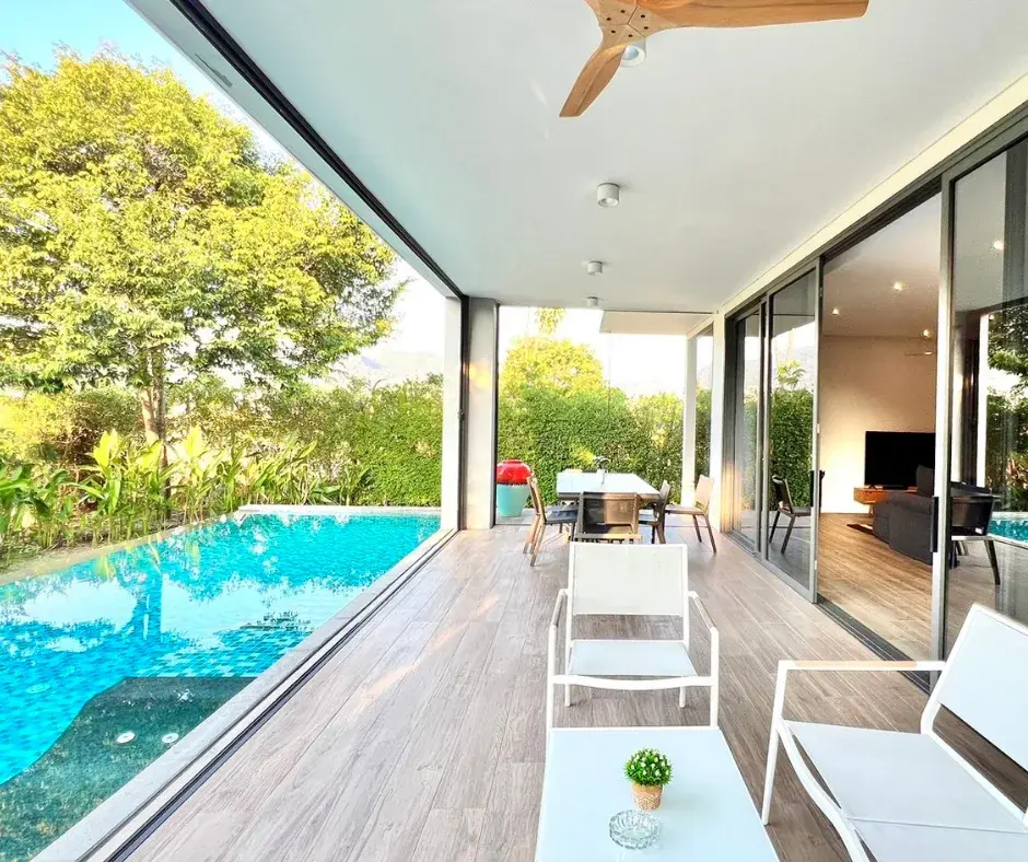 Sansara Residences: Last 3-Bedroom Infinity Pool Villa with Golf Course View in Black Mountain, Hin Lek Fai