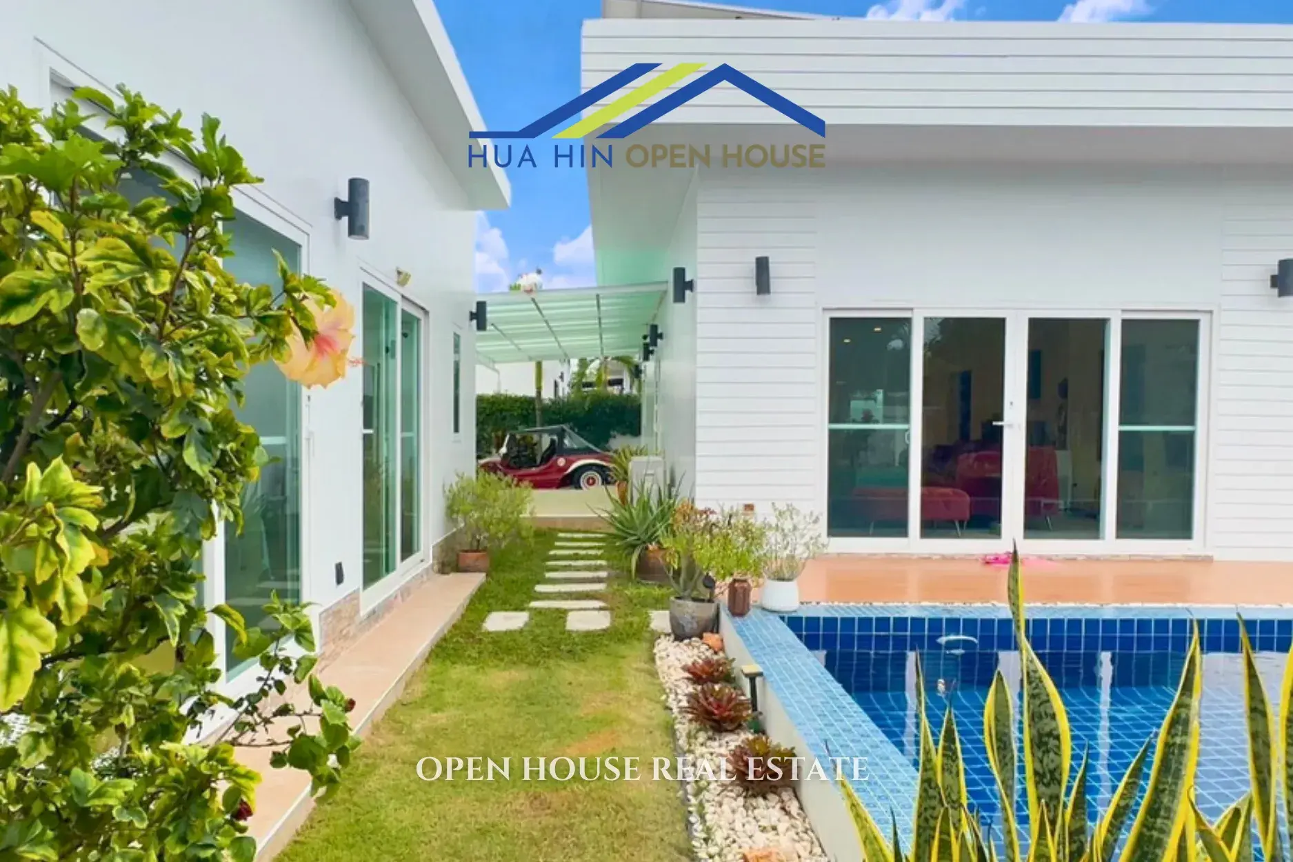 Modern Pool Villa with Guest House at MODA Hua Hin Soi 112 Modern – Fully Furnished