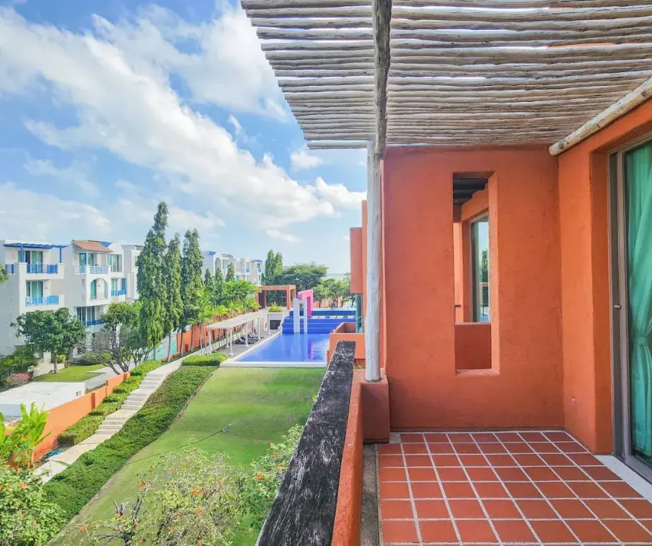 Spacious 3-bedroom unit on the 4th floor at Las Tortugas Condo in Khao Tao, Hua Hin.