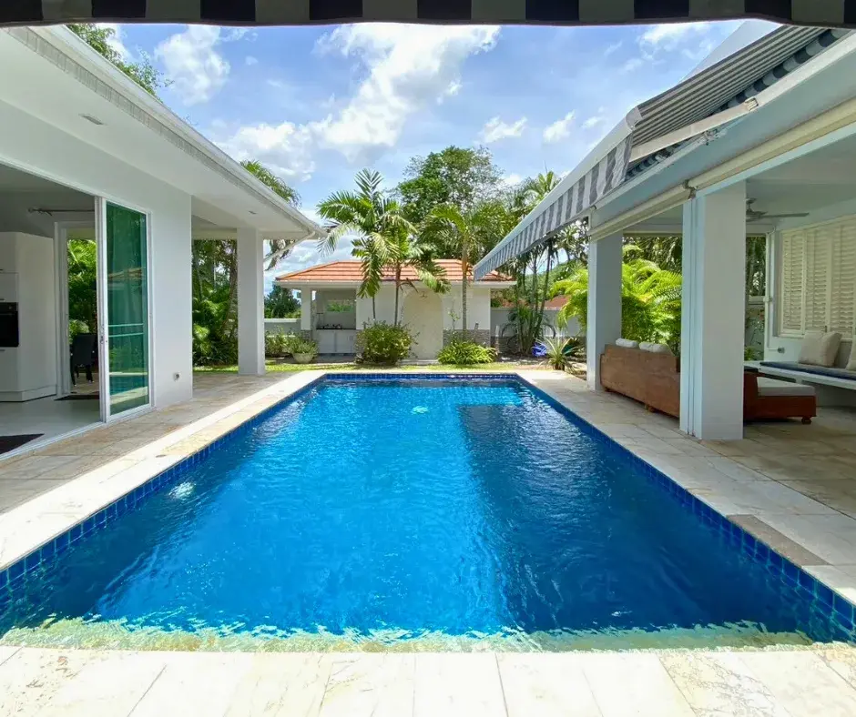 White Stone Villas: 3-Bedroom Pool Villa with Outdoor Pavilion for rent, Hua Hin Soi 88