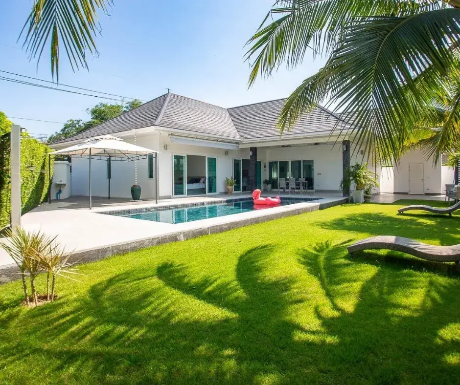 For Sale: 3-Bedroom L-Shaped Pool Villa in The Aria Hua Hin 88